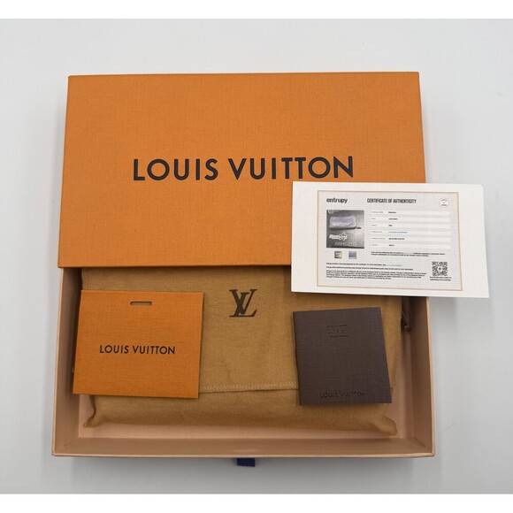 Louis Vuitton Handbags - Louis Vuitton Monogram Zippy Organizer Wallet Women's Blue Ostrich Leather